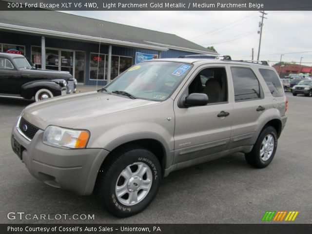 2001 Ford Escape XLT V6 4WD in Light Parchment Gold Metallic