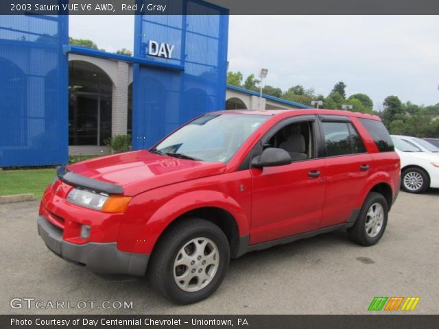 2003 Saturn VUE V6 AWD in Red
