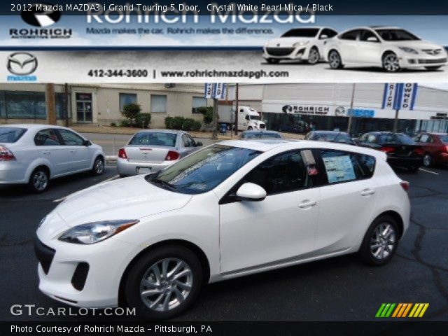 2012 Mazda MAZDA3 i Grand Touring 5 Door in Crystal White Pearl Mica