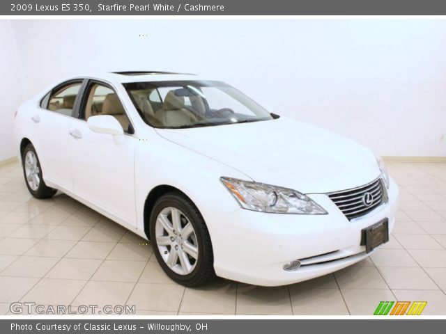 2009 Lexus ES 350 in Starfire Pearl White