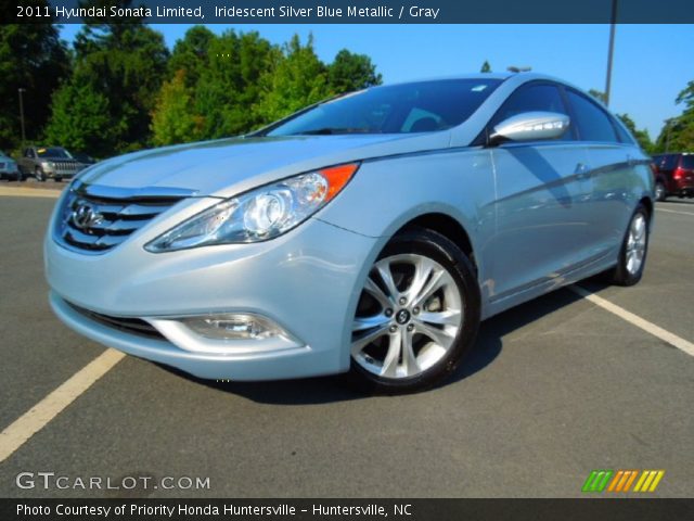 2011 Hyundai Sonata Limited in Iridescent Silver Blue Metallic
