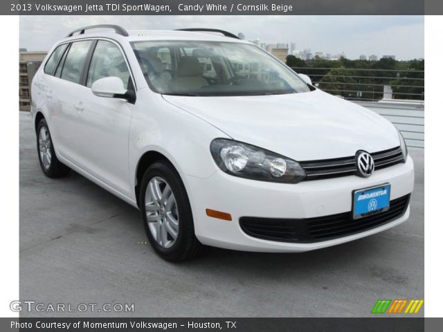 2013 Volkswagen Jetta TDI SportWagen in Candy White