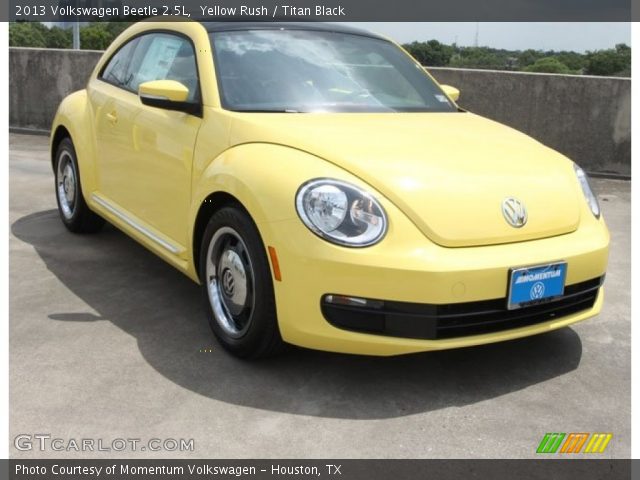 2013 Volkswagen Beetle 2.5L in Yellow Rush