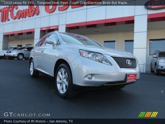 2010 Lexus RX 350 in Tungsten Silver Pearl