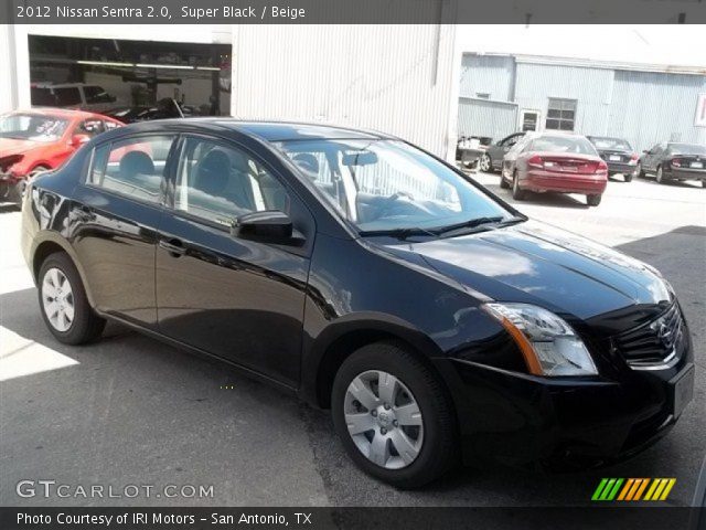 2012 Nissan Sentra 2.0 in Super Black
