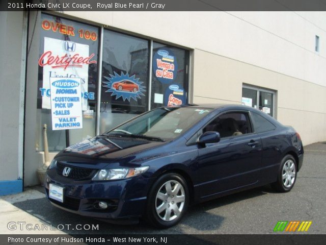 2011 Honda Civic LX Coupe in Royal Blue Pearl