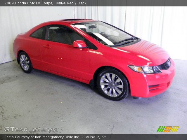 2009 Honda Civic EX Coupe in Rallye Red