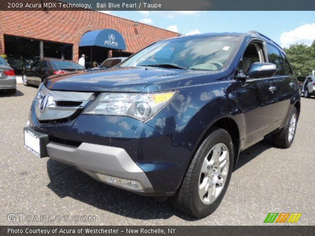 2009 Acura MDX Technology in Bali Blue Pearl