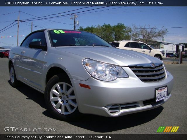 2008 Chrysler Sebring LX Convertible in Bright Silver Metallic