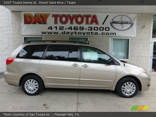 2007 Toyota Sienna LE in Desert Sand Mica