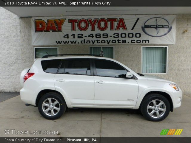 2010 Toyota RAV4 Limited V6 4WD in Super White