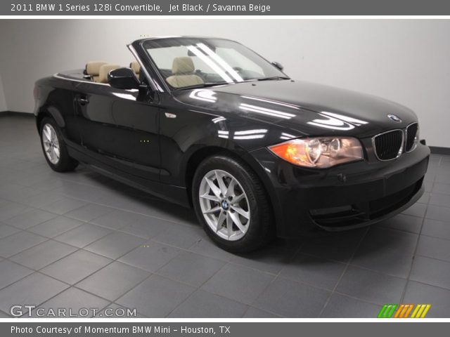 2011 BMW 1 Series 128i Convertible in Jet Black