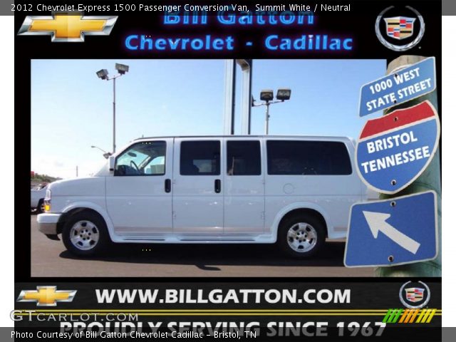 2012 Chevrolet Express 1500 Passenger Conversion Van in Summit White