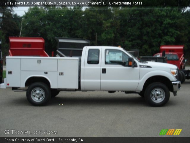 2012 Ford F350 Super Duty XL SuperCab 4x4 Commercial in Oxford White