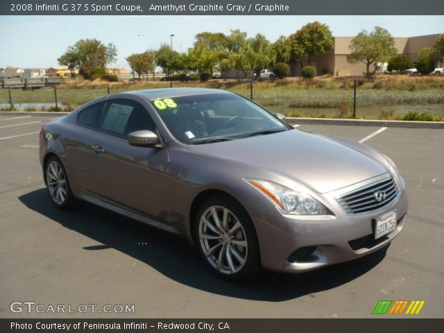 2008 Infiniti G 37 S Sport Coupe in Amethyst Graphite Gray