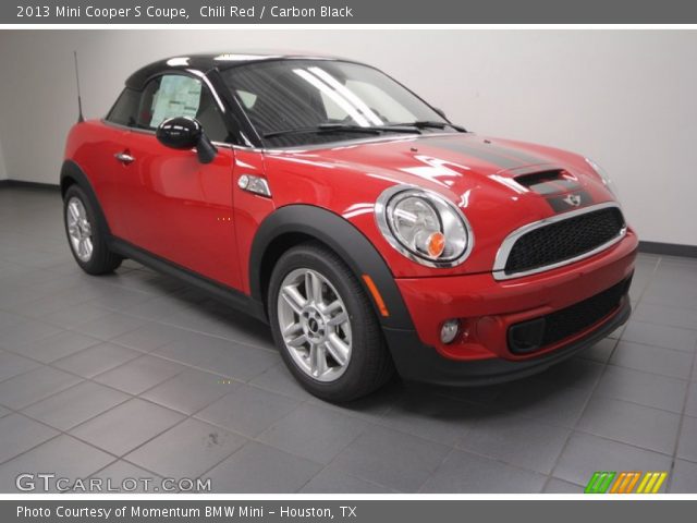 2013 Mini Cooper S Coupe in Chili Red