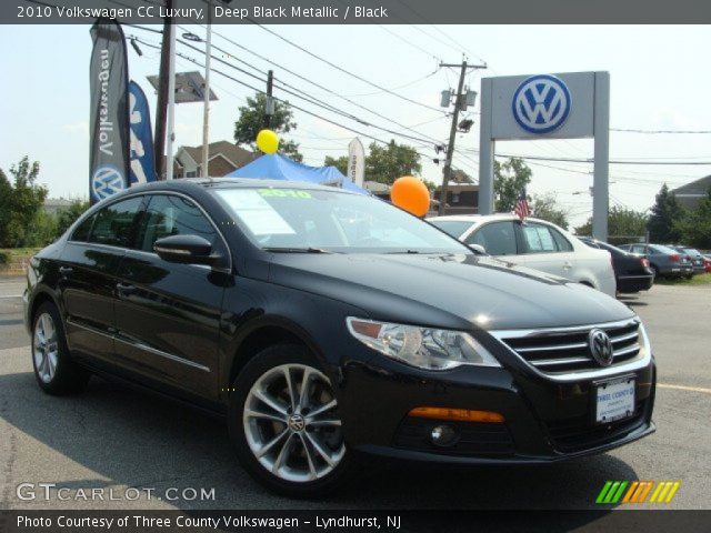 2010 Volkswagen CC Luxury in Deep Black Metallic