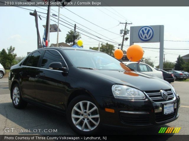 2010 Volkswagen Jetta SE Sedan in Black