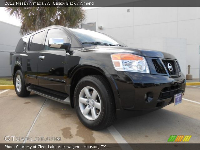 2012 Nissan Armada SV in Galaxy Black
