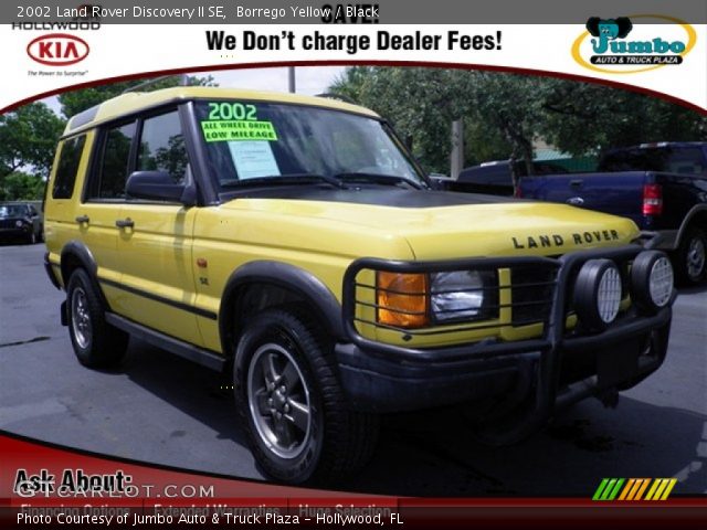 2002 Land Rover Discovery II SE in Borrego Yellow