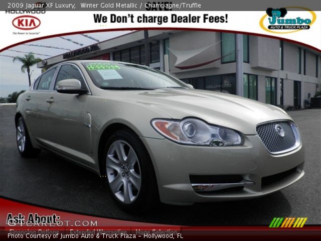 2009 Jaguar XF Luxury in Winter Gold Metallic