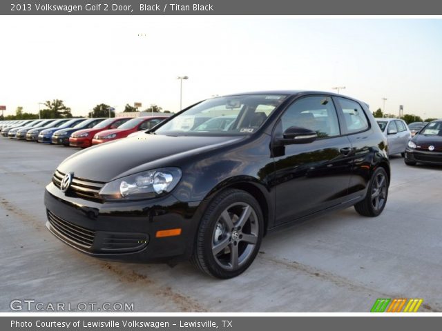 2013 Volkswagen Golf 2 Door in Black