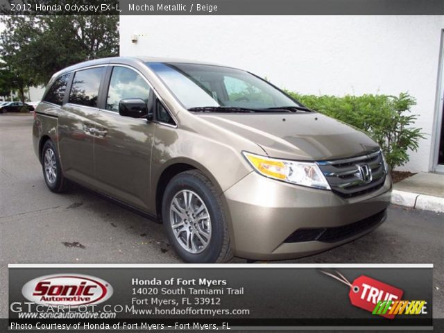 2012 Honda Odyssey EX-L in Mocha Metallic