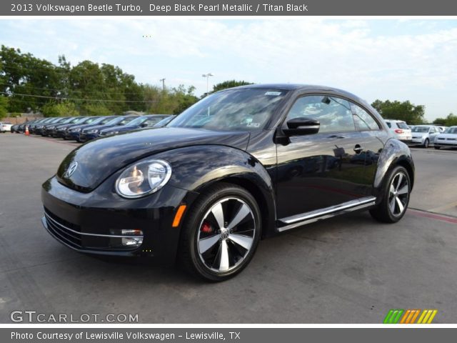 2013 Volkswagen Beetle Turbo in Deep Black Pearl Metallic