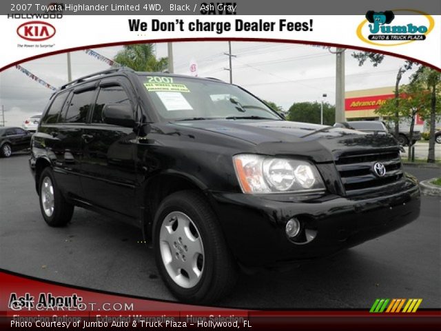 2007 Toyota Highlander Limited 4WD in Black