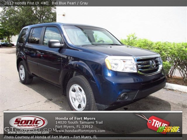 2012 Honda Pilot LX 4WD in Bali Blue Pearl