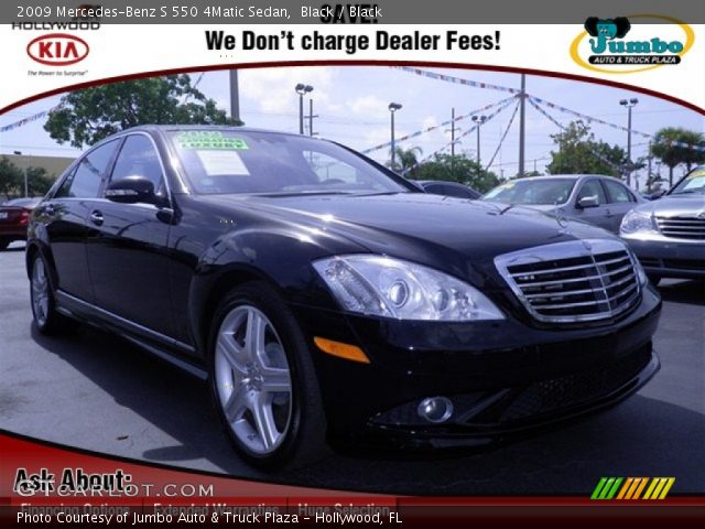 2009 Mercedes-Benz S 550 4Matic Sedan in Black