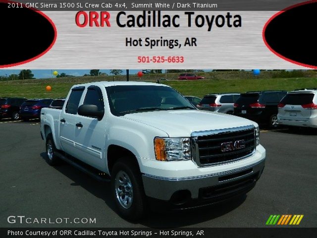2011 GMC Sierra 1500 SL Crew Cab 4x4 in Summit White