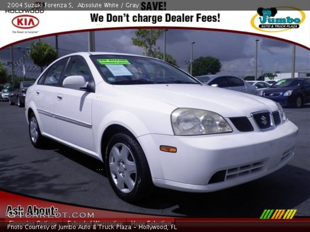 2004 Suzuki Forenza S in Absolute White