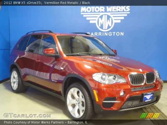 2012 BMW X5 xDrive35i in Vermillion Red Metallic