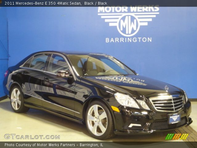 2011 Mercedes-Benz E 350 4Matic Sedan in Black