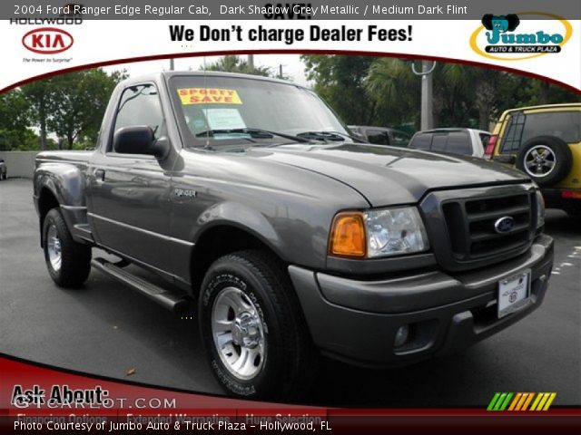 2004 Ford Ranger Edge Regular Cab in Dark Shadow Grey Metallic