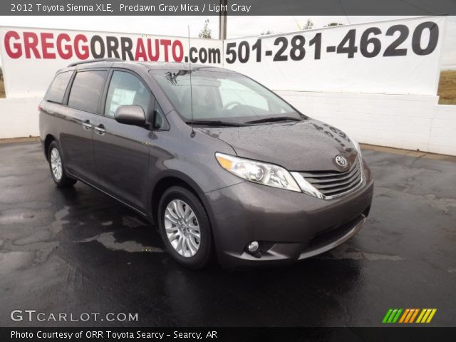 2012 Toyota Sienna XLE in Predawn Gray Mica