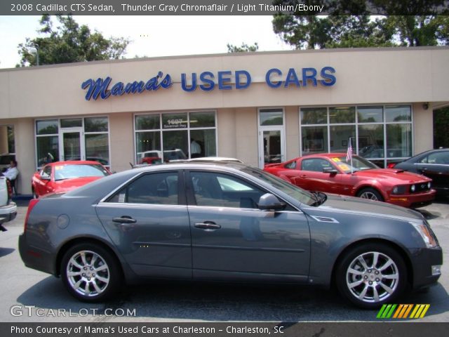 2008 Cadillac CTS Sedan in Thunder Gray Chromaflair