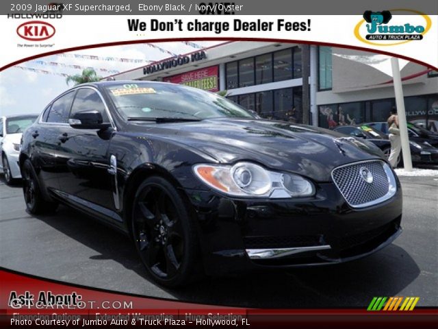 2009 Jaguar XF Supercharged in Ebony Black