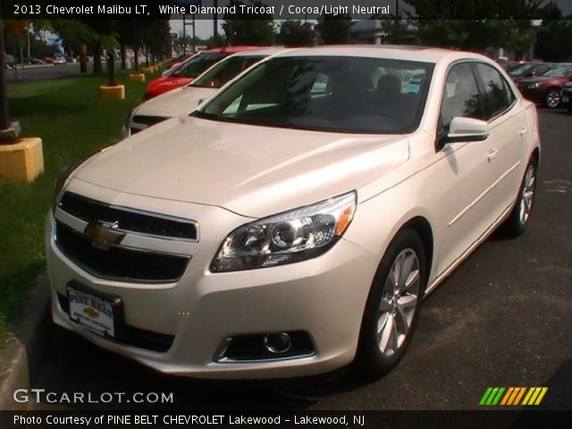 2013 Chevrolet Malibu LT in White Diamond Tricoat