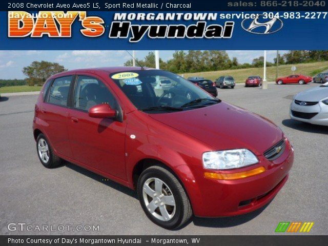 2008 Chevrolet Aveo Aveo5 LS in Sport Red Metallic