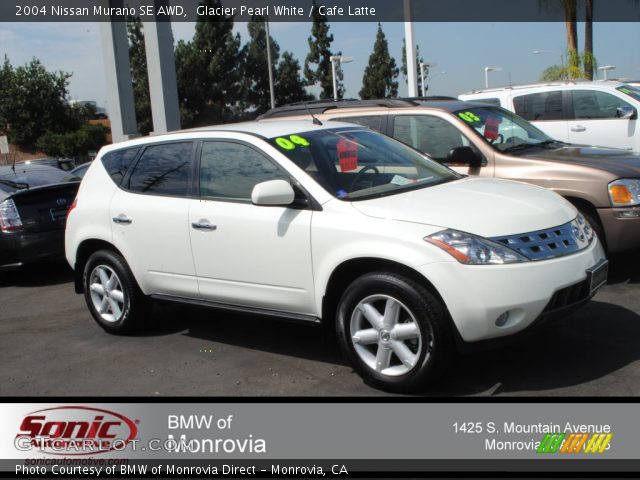 2004 Nissan Murano SE AWD in Glacier Pearl White