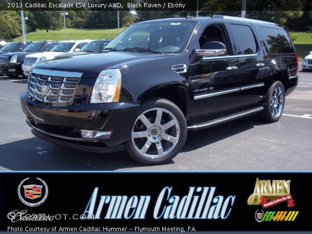 2013 Cadillac Escalade ESV Luxury AWD in Black Raven