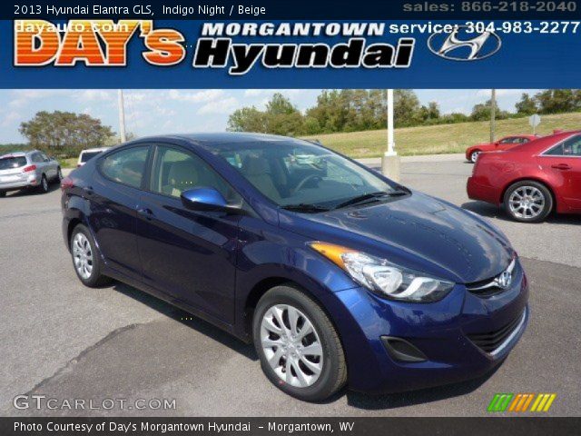 2013 Hyundai Elantra GLS in Indigo Night