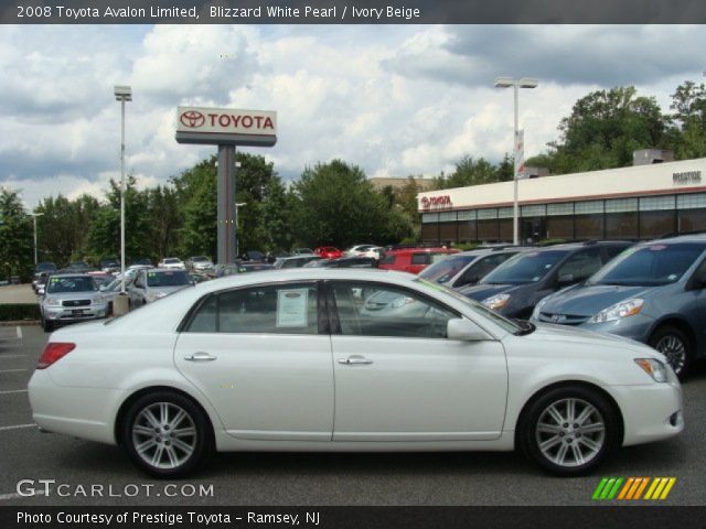 2008 Toyota Avalon Limited in Blizzard White Pearl