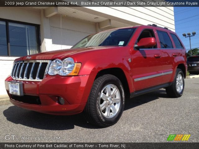 2009 Jeep Grand Cherokee Limited 4x4 in Blaze Red Crystal Pearl