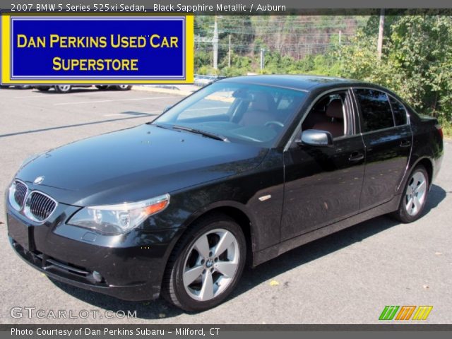 2007 BMW 5 Series 525xi Sedan in Black Sapphire Metallic