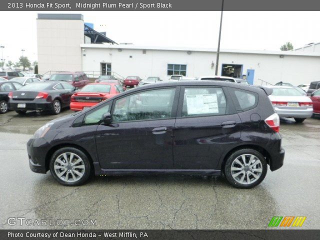 2013 Honda Fit Sport in Midnight Plum Pearl