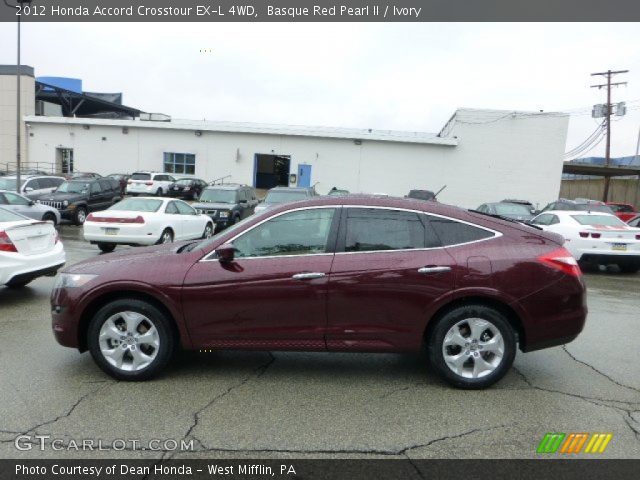 2012 Honda Accord Crosstour EX-L 4WD in Basque Red Pearl II