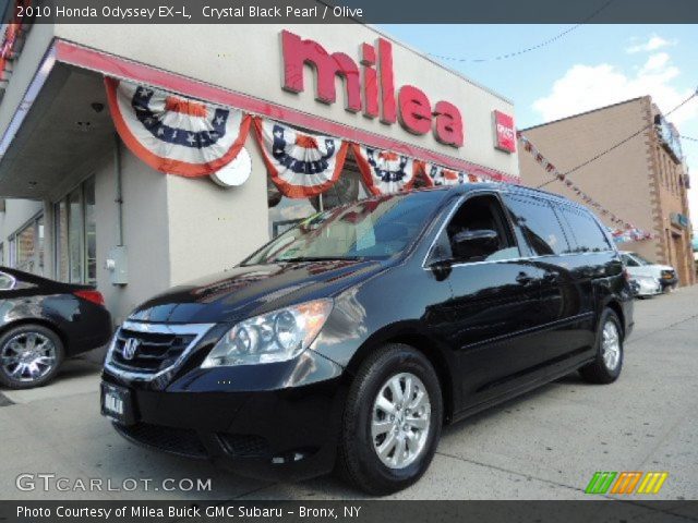 2010 Honda Odyssey EX-L in Crystal Black Pearl